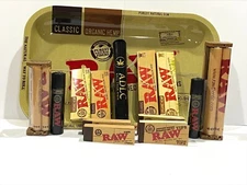 Bundle-13 Item-Raw Rolling Paper R.Y.O (Roll Your Own) Cigarette kit