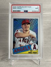 2020 Topps Silver Pack Mike Trout 1985 Chrome Promo #1 PSA 9 Gem Mt