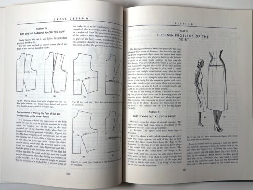 Dress Design: Draping and Flat Pattern Making, Marion S. Hillhouse, 1948, VG - Foto 3 di 4
