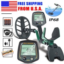 Deep Ground Metal Detector with 10" Coil High-Sensitivity Gold Finder Detector