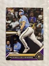 Joey Wiemer - 2023 MLB TOPPS NOW Card 406 - Purple Parallel 23/25 RC