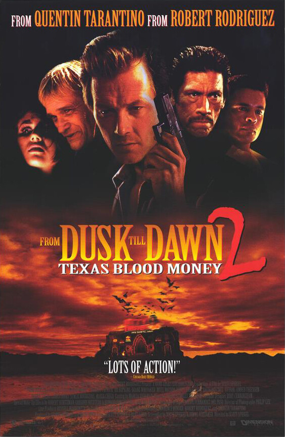 From Dusk Till Dawn 2 (1999) original video poster - single-sided