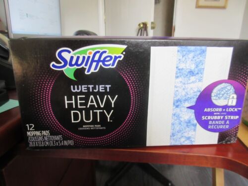 Swiffer Wet Jet Heavy Duty Mopping Pads 12 count Not in Box NEW