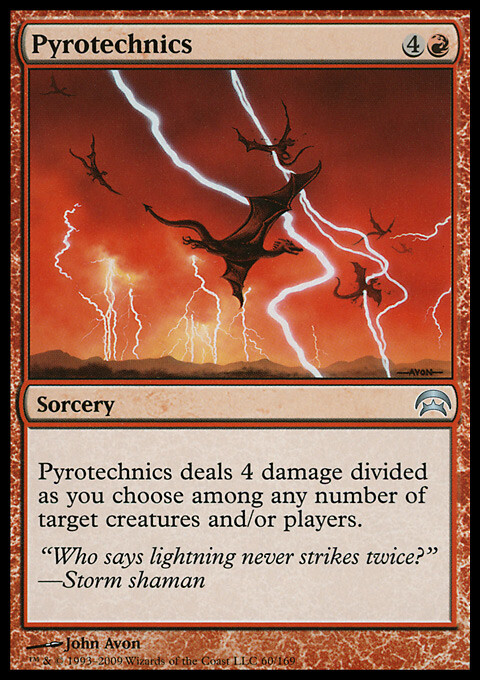 Magic the Gathering MTG Pyrotechnics (60) Planechase   LP