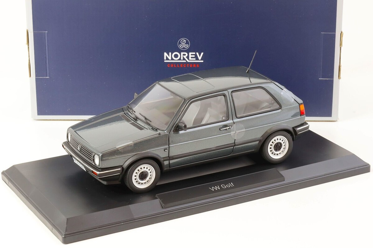 VW Volkswagen Golf II CL 1988 Dark Grey Metal NOREV 188556 1:18 | eBay