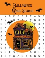 Halloween Word Search: Puzzles Activity Book, Fun For Kids Adults, Puzzle A...