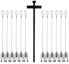 Trapping Stake Anchor Package - 1 Dozen AuSable 15" Cable Stakes w/  HD T-Driver