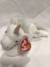 1993 RARE TY Beanie Babies Mystic Unicorn Excellent Condition with ERRORS