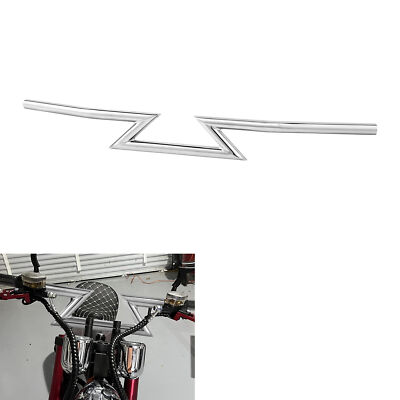 1'' Chrome Handlebar Z-Bar Fit For Harley Sportster XL 1975-1981 76 77 78 79 80
