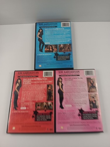 Kim Kardashian Fit Your Jeans By Friday DVD Bundle of 3- Abs Butt Cardio Fitness - Picture 5 of 9