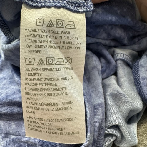 Cardigan tunica lunga aperto LOGO Lori Goldstein donna taglie forti 3X tie dye - Foto 3 di 11