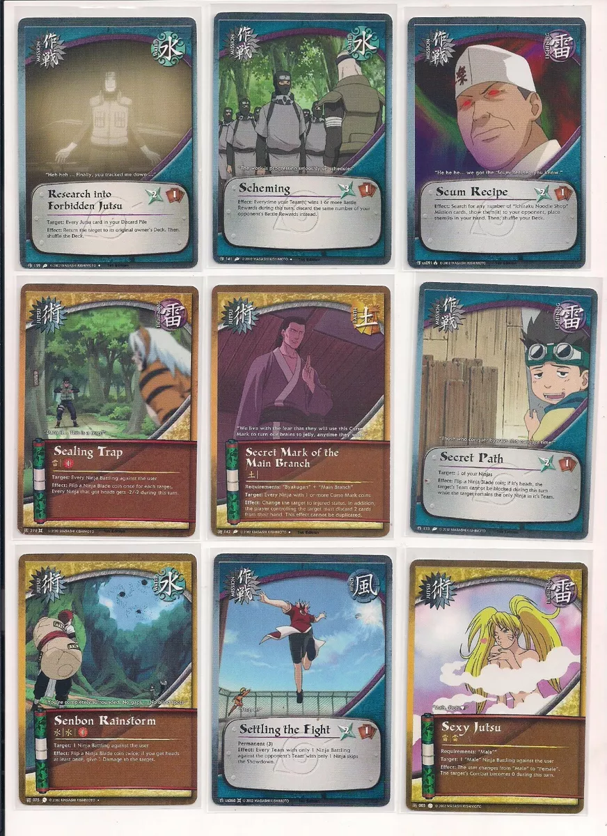 Naruto cards : List of Naruto Shippuden cards to collect !