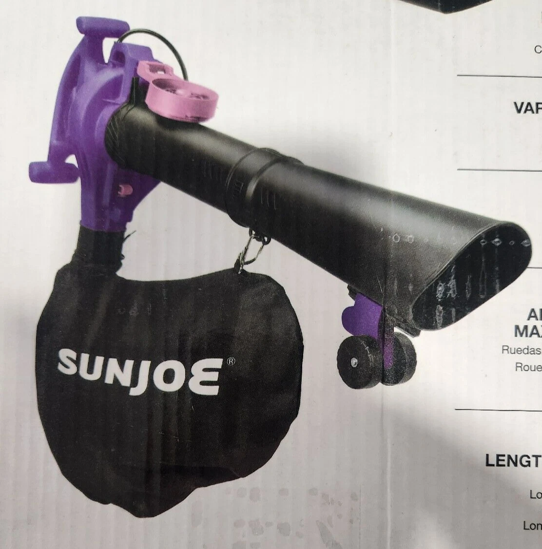 Sun joe 2024 electric blower