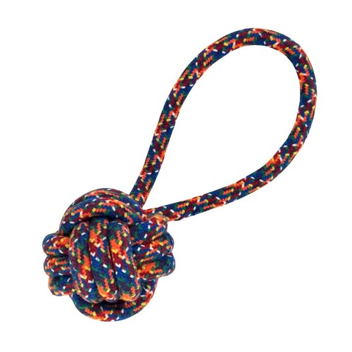 HugglePets Mountain Rope Dog Toy Let's Play - Teeth Cleaning Toys Massages Gums - Picture 4 of 34