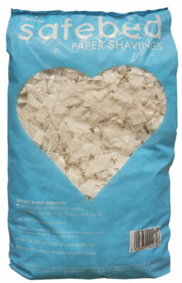 Safebed Spänebeutel weißes Papier mit farbigen Bits 6 x 0,100 Gramm Beutel