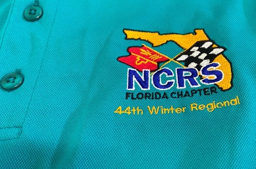 NCRS National Corvette Restorers Society Polo Shirt 44th Winter Regional Men Med - Picture 4 of 10