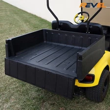 EZGO TXT Golf Cart Thermoplastic Utility Box w/ Tailgate & Mounting Kit, 96-Up