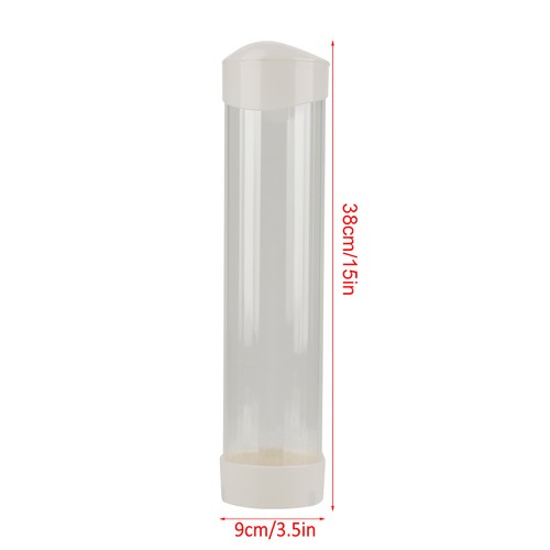 60-80 Cups Paper Plastic Cup Dispenser One Touch Button Cup Holder(white)♡ - Picture 8 of 15