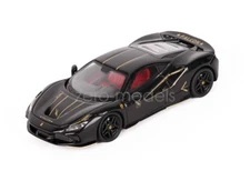 XF 1:64 Scale Black F8 Tributo Super Racing Sports Diecast Metal Car Collection