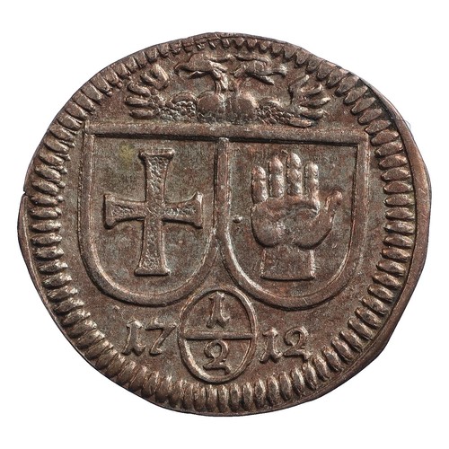 1696 BOHEMIA Kingdom SILESIA LEOPOLD I OLD Antique Silver 3