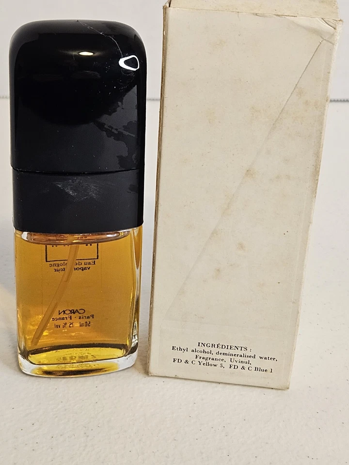 Caron Infini Vaporisateur 古龙水香精 1.69 盎司女式罕见带盒复古 — 第 2/4 张图片