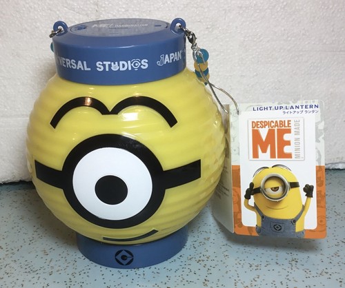 VERY RARE Universal Studios Japan DESPICABLE ME MINIONS LIGHT UP LANTERN NWT - Picture 3 of 12