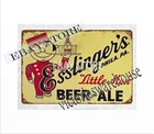 reproduction wall ESSLINGER'S LITTLE MAN BEER ALE PHILADELPHIA PA tin sign