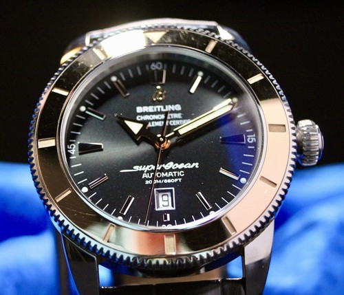 Breitling Super Ocean 46 with Rare Rose Gold Bezel U17320