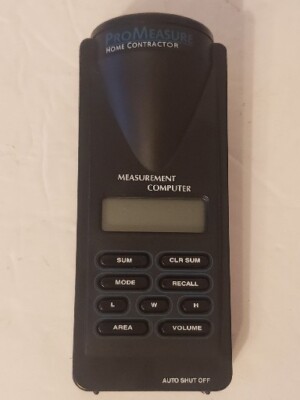 Seiko Instruments ProMeasure Home Contractor Measurement Computer HC800N