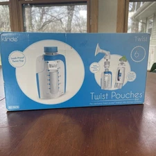 KIINDE Twist Breast Milk Storage 6 Oz Pouches Box of 80