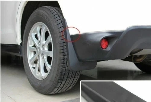 Abas de lama protetoras contra respingos genuínas para 2011-2015 Mitsubishi ASX / Outlander Sport - Imagem 3 de 4