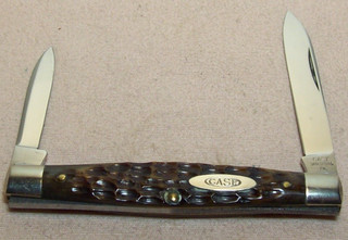 1905 to 1920 CASE BRADFORD PA. UNUSED GREEN BONE 2 BLADE PEN POCKET KNIFE SCARCE