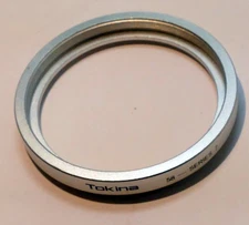Tokina 58mm to 54mm Step Down ring filter adapter threaded for series 7 VII