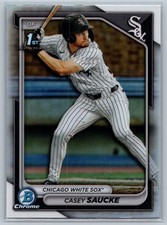 Casey Saucke Chicago White Sox 2024 1st Bowman Chrome Refractor BDC-33
