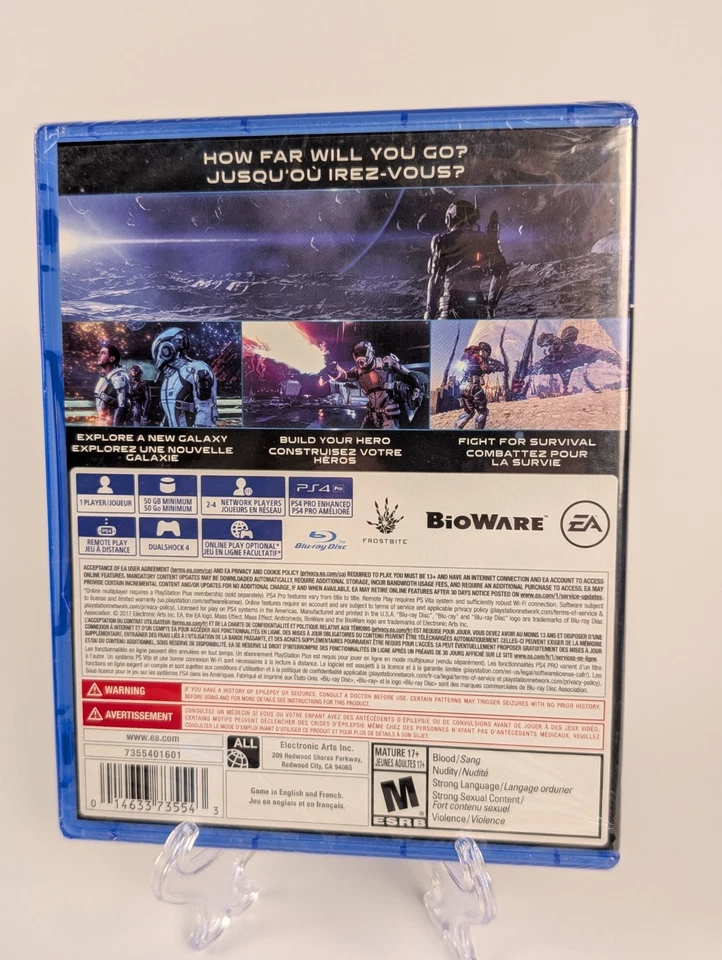 Mass Effect Andromeda (PS4, PlayStation 4) Nuevo Sellado de Fábrica Nuevo⬅️🔥 Foto 2 de 4