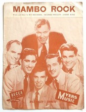 Partition sheet music BILL HALEY AND HIS COMETS : Mambo Rock * 50's