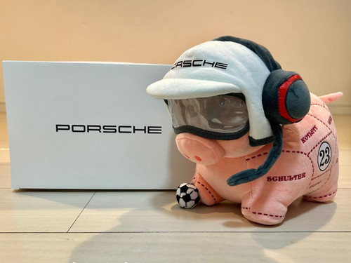 Le Mans 24 Hours PORSCHE Pink Pig Plush Toy WEC No. 23 Pig Endurance Race