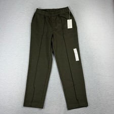 a new day Womens Elastic Waistband Olive Green Joggers Pants Small 27x26.5 NWT