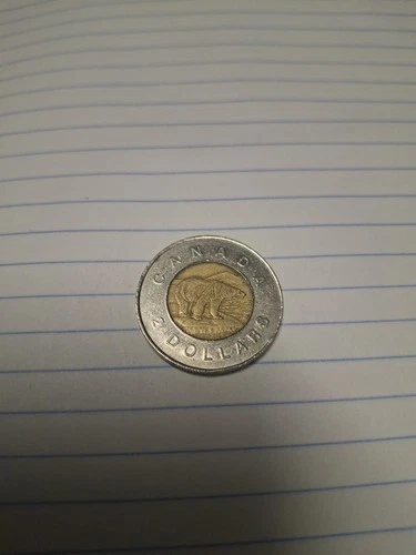 1996 Canadian 2 Dollar Coin