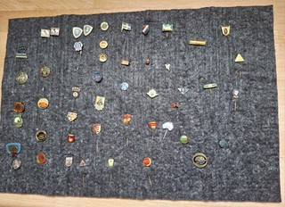Vintage 1960s/70s Polish & Czech Speedway Motorbike Racing Enamel Pin Job Lot