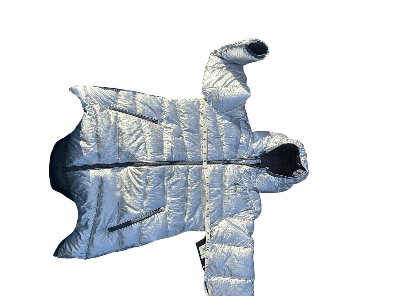 Under Armour Girl's Longer Prime Puffer Jacket Front Pockets Hood Size Large image 6