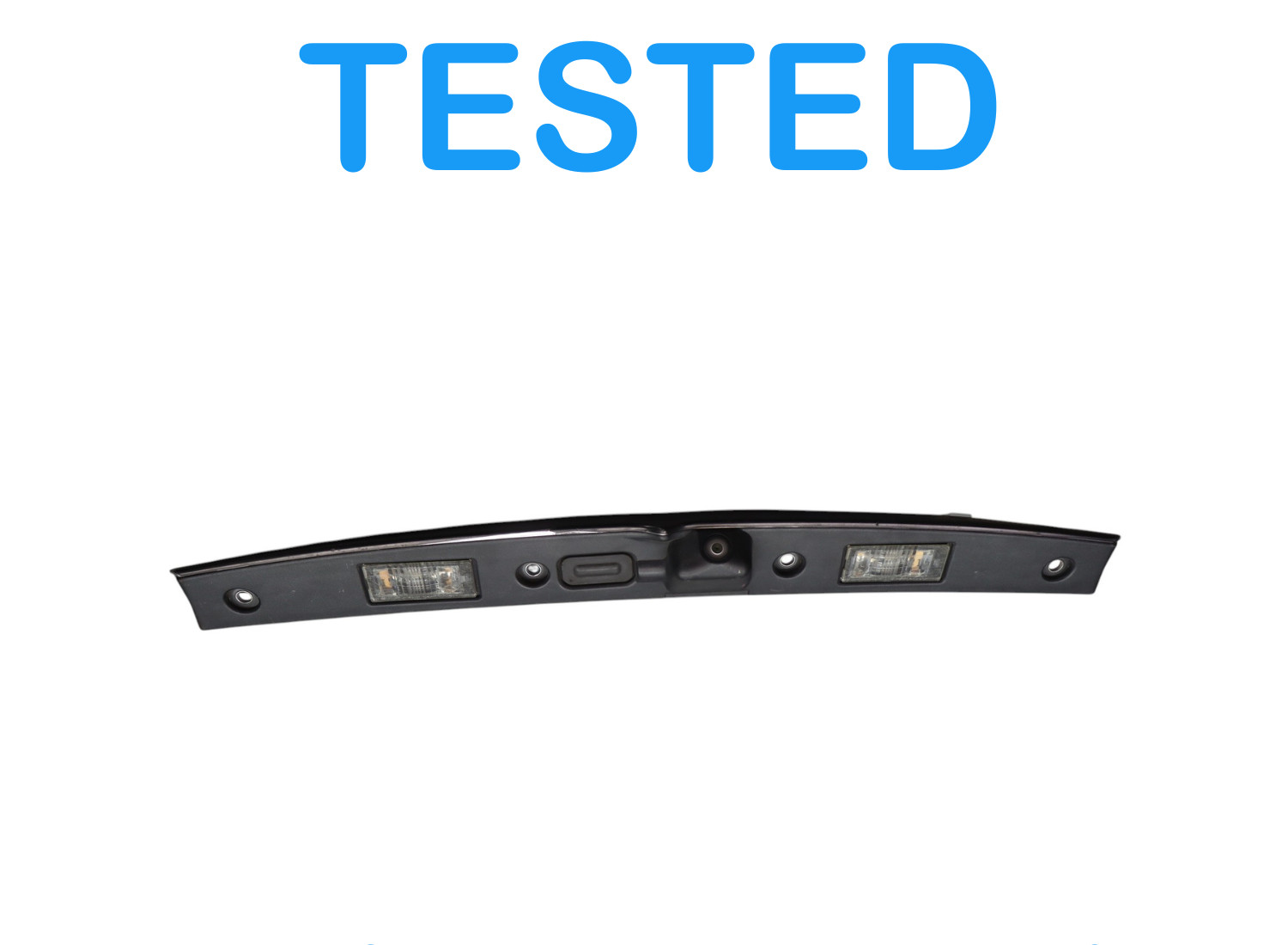 14-17 Maserati Quattroporte M156 Rear Trunk Lid Molding W/ License Light Oem