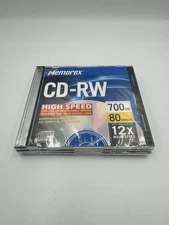 NEW SEALED Lot Of 4 Memorex High Speed CD-RW Rewritable 700MB 80min