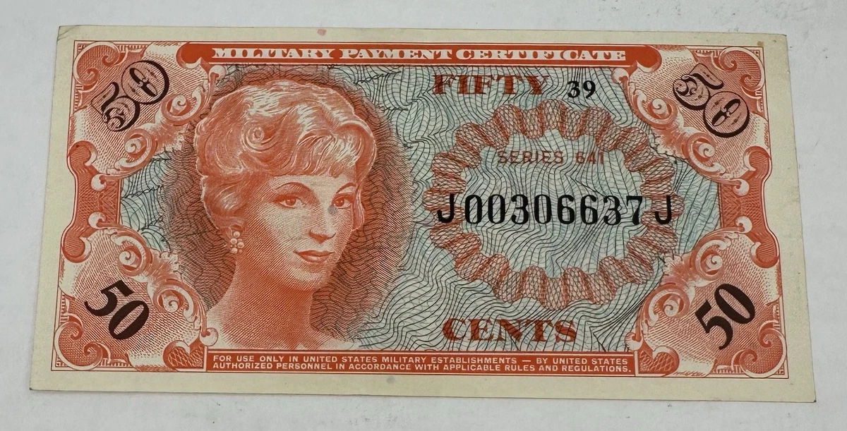 50c Denomination US Military Payment Certificates for sale | eBay