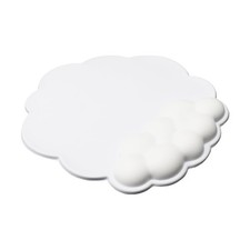 Cloud Mouse Pad with Wrist Rest, Ergonomic Memory 10.6L x 9.9W inches, White