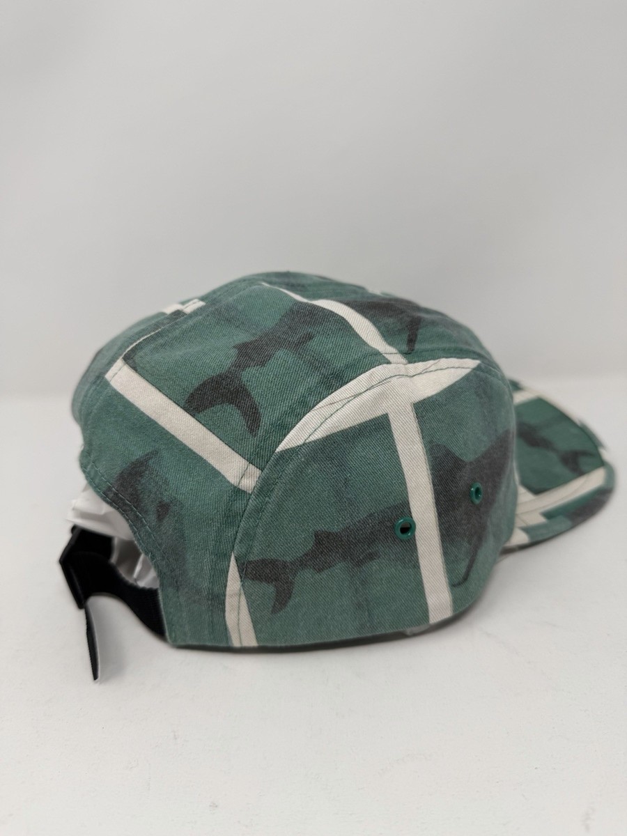 Supreme Damien Hirst Shark Box Logo 5 Panel Camp Cap Hat Brand New