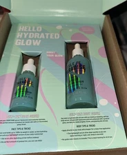 Isle Of Paradise Hyglo Self Tan Serum Face And Body Set With Hyaluronic Acid