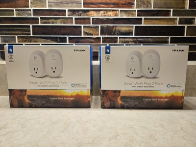 TP-LINK Kasa Smart Wi-Fi Plug - HS100KIT (2 Pack) Lot Of 2