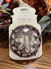 Yankee Candle Illuma-lid Jar Candle Accessory - New - 2011 Bronze Design
