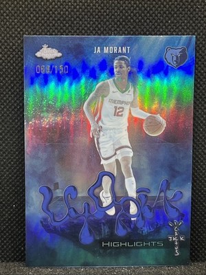 2025-26 Topps Chrome Cactus Jack Ja Morant Utopia Blue Refractor 68/150